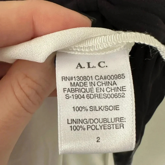 A.L.C Tallulah Tie-Dye Silk Maxi Dress - Picture 9 of 13